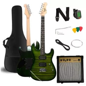 V-TONE EGW 39 GR sähkökitara 4/4 Stratocaster vihreä