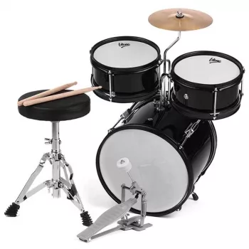 V-TONE VD JUNIOR BK 5-osainen junior-akustinen rumpusetti lapsille, musta