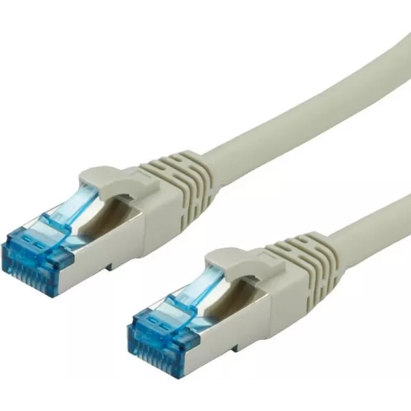 VALUE patch-kaapeli RJ-45 (M) - RJ-45 (M) 10 m SFTP PiMF CAT 6e valettu säikeinen harmaa