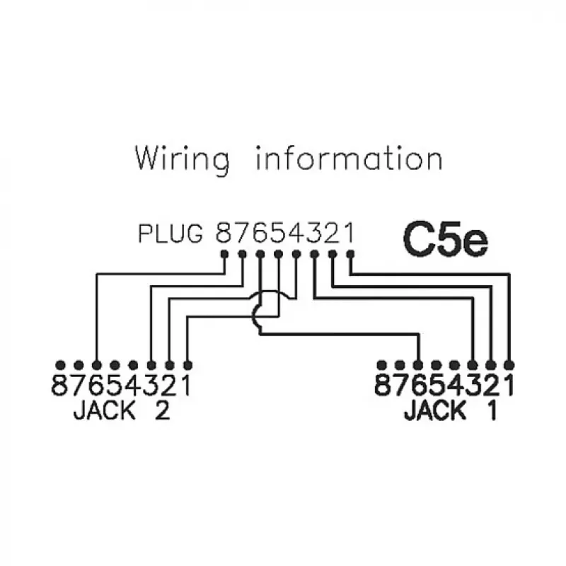 VALUE T-adapteri Cat.5e Class D STP