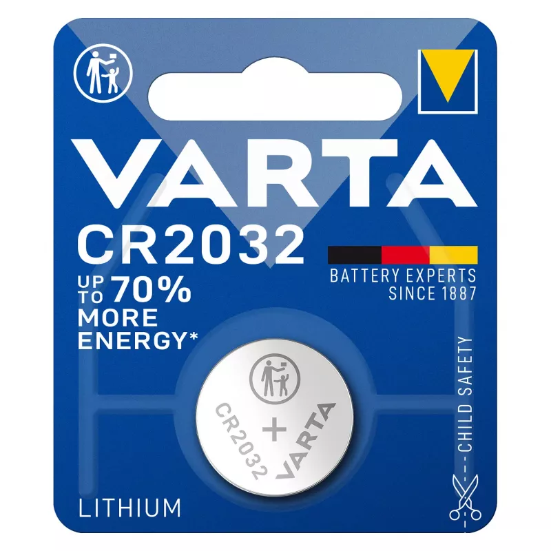 VARTA CR2032 litium-nappiparisto 3V 230mAh (10 kpl:n pakkaus)