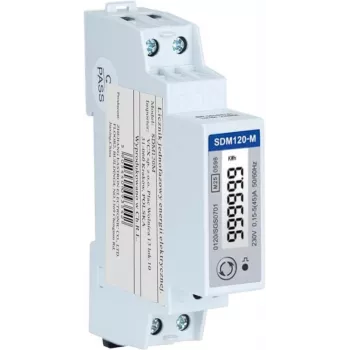VCX SDM120M yksivaiheinen kaksisuuntainen energiamittari Modbus RTU:lla (MID)