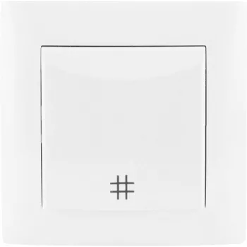 VCX WESA LC 01A ristiliitin, valkoinen, 10x10 mm kaapelikanava