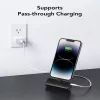 Veger PlugOn varavirtalähde (W0558P) 5000 mAh 20W PD QC3.0 integroidulla Lightning-liitännällä musta