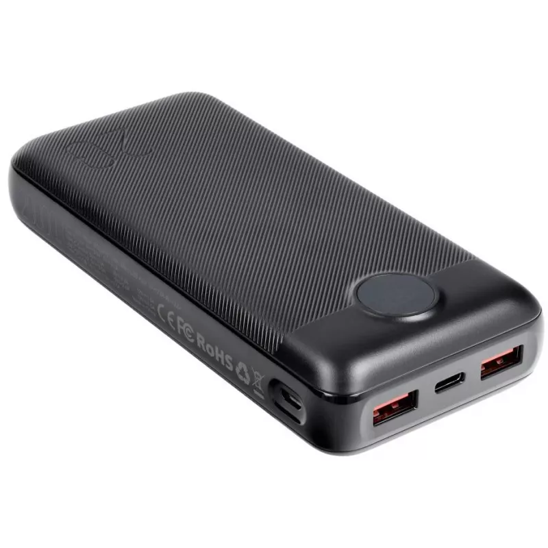 VEGER varavirtalähde 20000 mAh 20W PD QC 3.0 2x USB-A USB-C musta