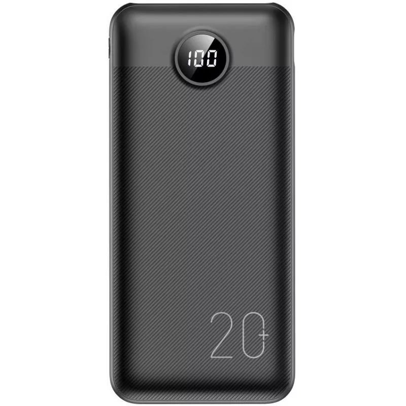 VEGER varavirtalähde 20000 mAh 20W PD QC 3.0 2x USB-A USB-C musta