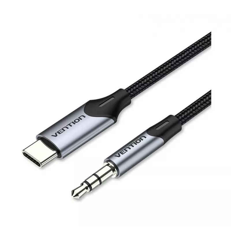 VENTION BGKHF USB-C - 3,5 mm audioadapterikaapeli 1 m musta