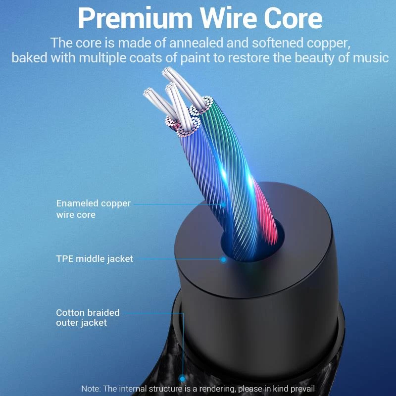 VENTION BGKHF USB-C - 3,5 mm audioadapterikaapeli 1 m musta