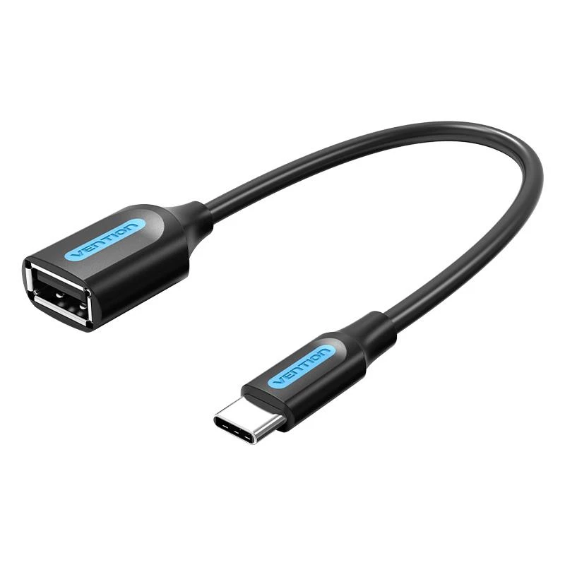 VENTION CCSBB USB 2.0 Type-C -uros USB-A-naaras -adapterikaapeli 0,15 m musta