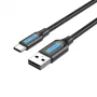 VENTION COKBG USB 2.0 - USB-C -kaapeli 1,5 m musta