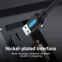 VENTION CONBI USB 3.0 -kaapeli uros-uros 3 m musta