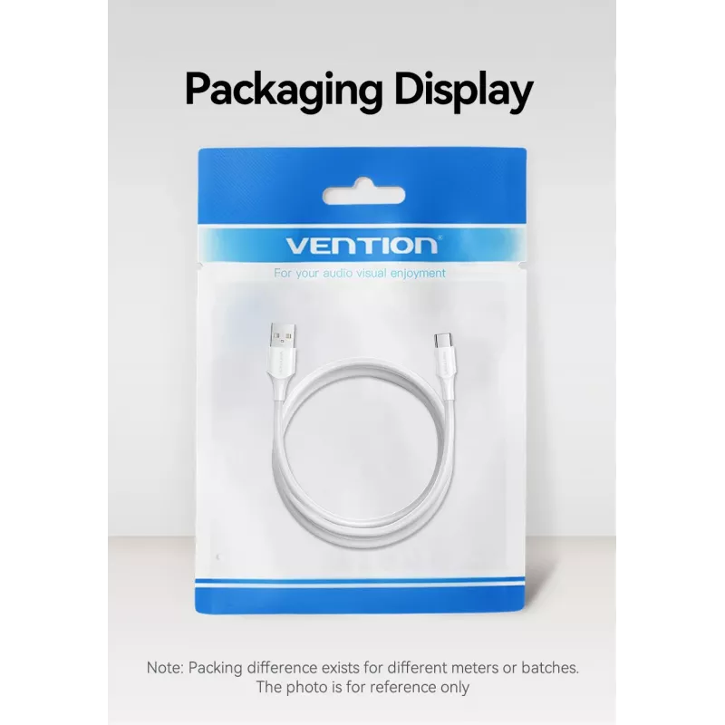 VENTION CTHWH USB-C - USB 2.0 -kaapeli 2 m valkoinen