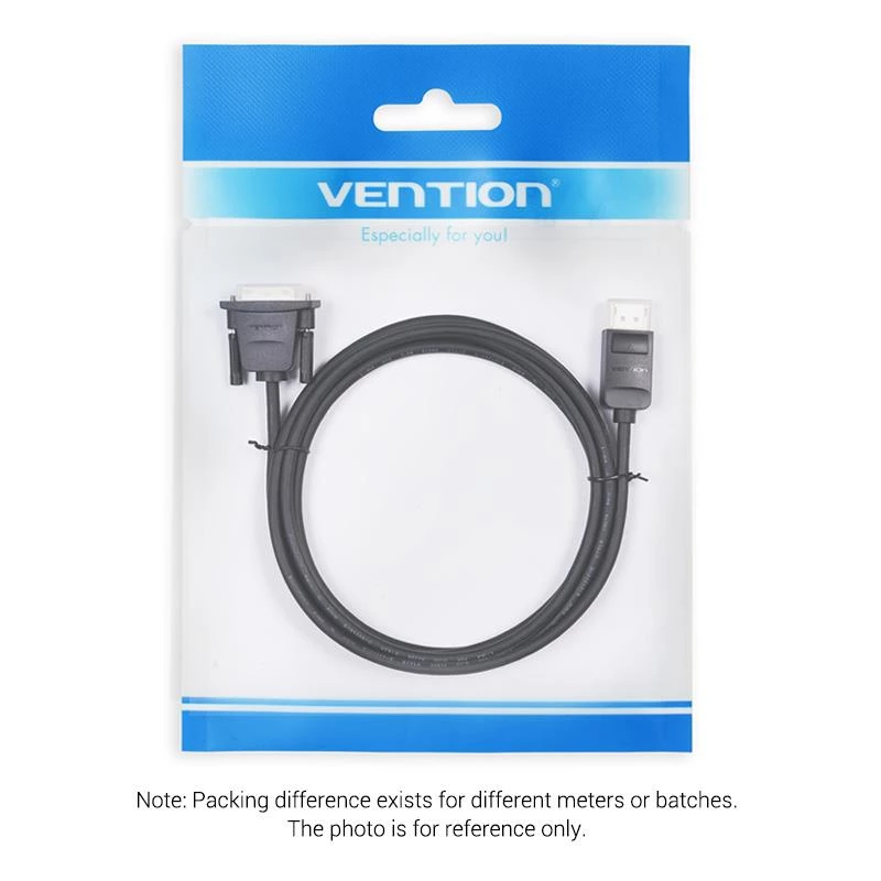 VENTION DisplayPort - DVI -kaapeli 1 m musta HAFBF