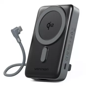 VENTION FKHH0 langaton varavirtalähde 10000mAh 35W PD/QC harmaa