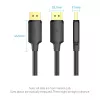 VENTION HAKBF DisplayPort - DisplayPort -kaapeli 1 m musta
