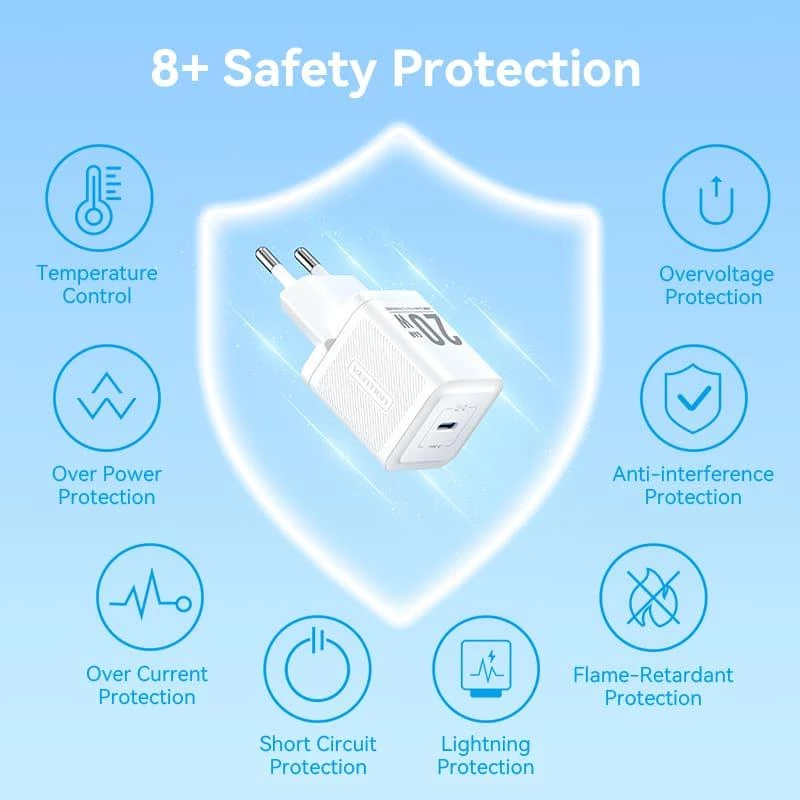 VENTION TZ-FEPW0-EU-01 20W USB-C-virtalähde