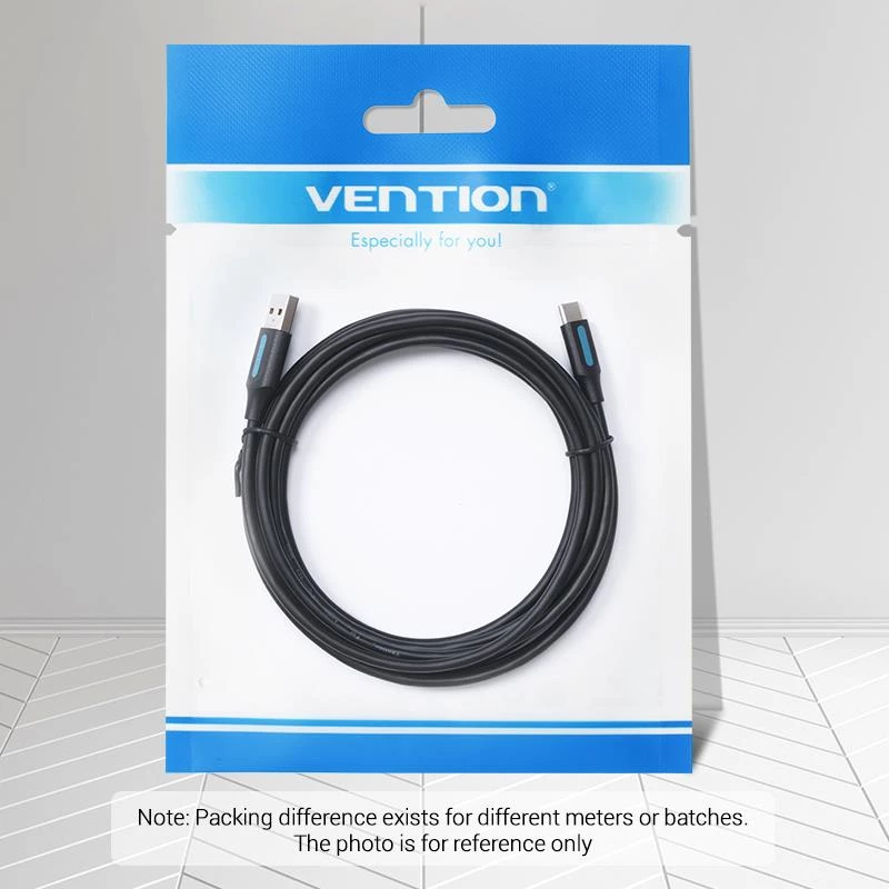 VENTION USB-C - USB 2.0 -kaapeli 0,25 m musta COKBC