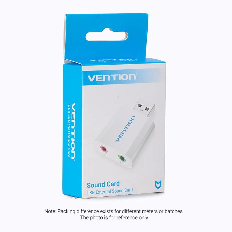 VENTION VAB-S13 USB 2.0 -äänikortti 2-porttisella keskitimellä