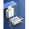 VENTION VAB-S13 USB 2.0 -äänikortti 2-porttisella keskitimellä