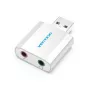 VENTION VAB-S13 USB 2.0 -äänikortti 2-porttisella keskitimellä