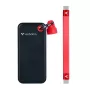 Verbatim 512GB USB-C Pocket SSD, USB 3.2 Gen 2, musta/punainen 32284