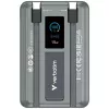 Verbatim Charge'n'Go varavirtalähde 2C & näyttö 10000 mAh harmaa
