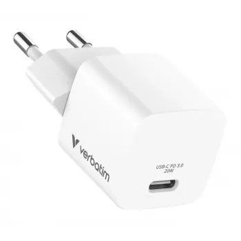 Verbatim Essentials 20W USB-C Power Delivery seinälaturi musta