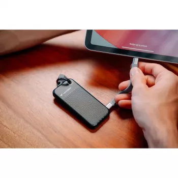 Verbatim Pocket SSD 512GB USB 3.2 Gen 2 Type-C ulkoinen SSD-kiintolevy, musta/harmaa 32282