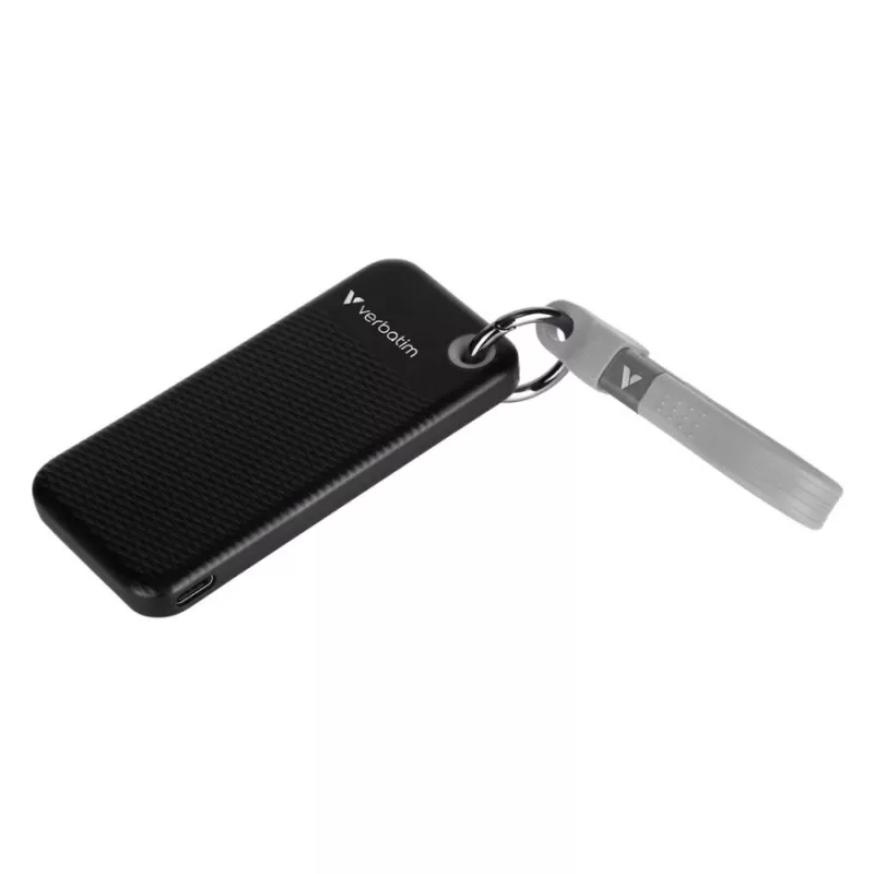 Verbatim Pocket SSD 512GB USB 3.2 Gen 2 Type-C ulkoinen SSD-kiintolevy, musta/harmaa 32282