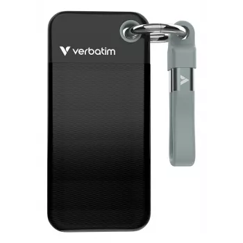 Verbatim SSD Pocket USB 3.2 256GB, musta/harmaa