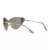 VERSACE VE2239-12526G naisten aurinkolasit kultainen kehys harmaa peililasi 147 mm