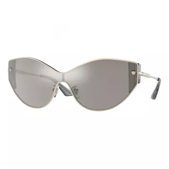 VERSACE VE2239-12526G naisten aurinkolasit kultainen kehys harmaa peililasi 147 mm
