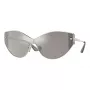 VERSACE VE2239-12526G naisten aurinkolasit kultainen kehys harmaa peililasi 147 mm
