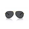 VERSACE VE2260-100287 unisex-aurinkolasit kultaiset kehykset harmaat linssit 60/16/140 mm