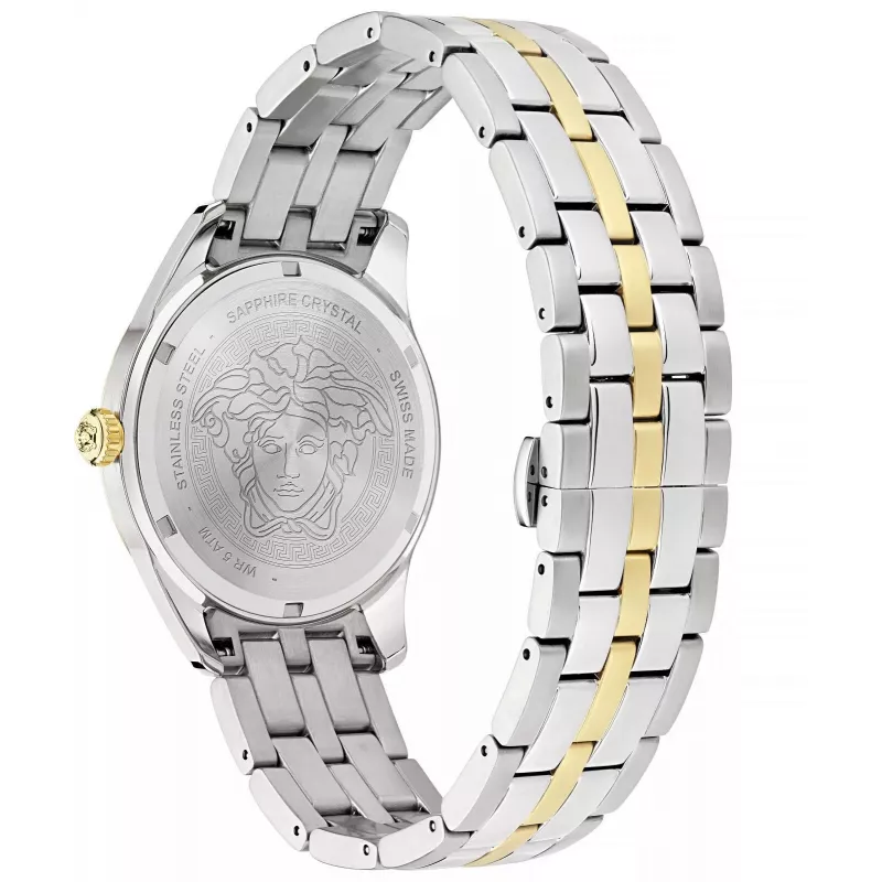 Versace VE7C00623 miesten kello 41mm ruostumaton teräs sininen kellotaulu kronografi