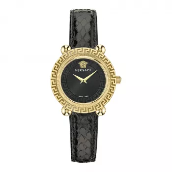 VERSACE naisten kello VE6I00323 kvartsikello 35 mm ruostumaton teräs musta kellotaulu