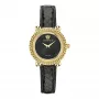 VERSACE naisten kello VE6I00323 kvartsikello 35 mm ruostumaton teräs musta kellotaulu
