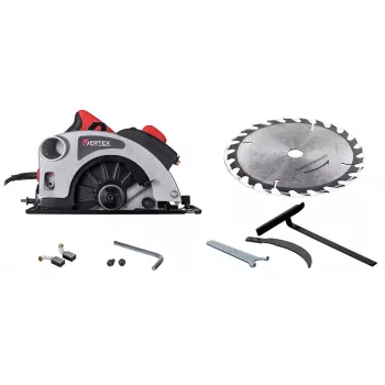 VERTEX käsipyörösaha 185mm 1400W laservasteella