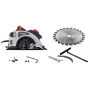 VERTEX käsipyörösaha 185mm 1400W laservasteella