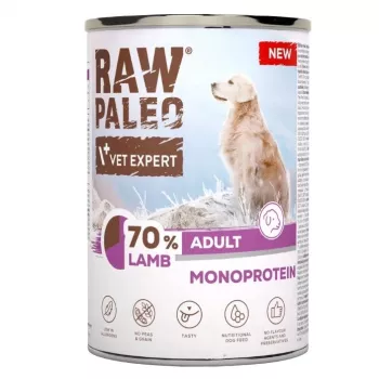 VETEXPERT Raw Paleo lammas märkäruoka koirille 400g