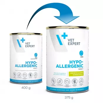 VetExpert Veterinary Diet Hypoallergenic Insect 375g kuivaruoka koirille