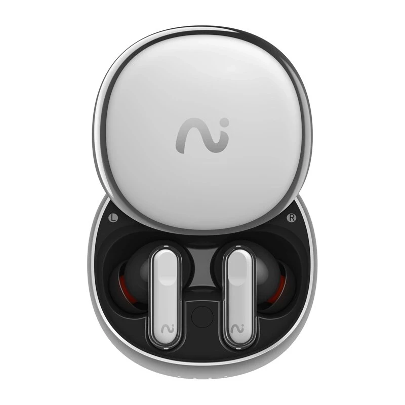 VIAIM Nano+ AI-nappikuulokkeet puhetallentimella (hopea)