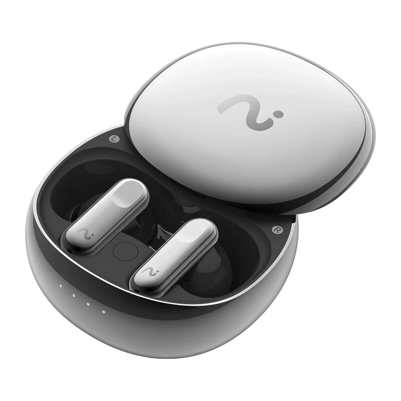 VIAIM Nano+ AI-nappikuulokkeet puhetallentimella (hopea)