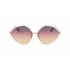 Victoria Beckham VB220S-732 naisten aurinkolasit kultainen kehys ruskeat liukuvärilinssit 64 mm