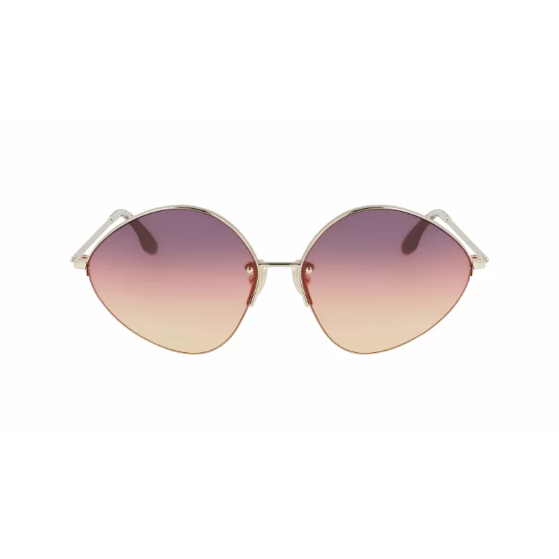 Victoria Beckham VB220S-732 naisten aurinkolasit kultainen kehys ruskeat liukuvärilinssit 64 mm