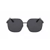 Victoria Beckham VB232S-001 naisten aurinkolasit - musta kehys, harmaat liukuvärilasit, 58 mm