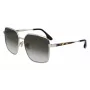Victoria Beckham VB234S-700 naisten oversize-kulmikkaat aurinkolasit kultakehys ruskeat linssit 59 mm