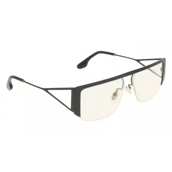 Victoria Beckham VB250S5913001 naisten oversize-kulmikkaat aurinkolasit - musta kehys, harmaat liukuvärjätyt linssit 59 mm