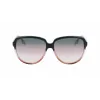 Victoria Beckham VB618S-039 naisten kulmikkaat aurinkolasit Havana 60 mm