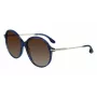 Victoria Beckham VB632S-419 naisten aurinkolasit havana sininen liukuväri 58 mm